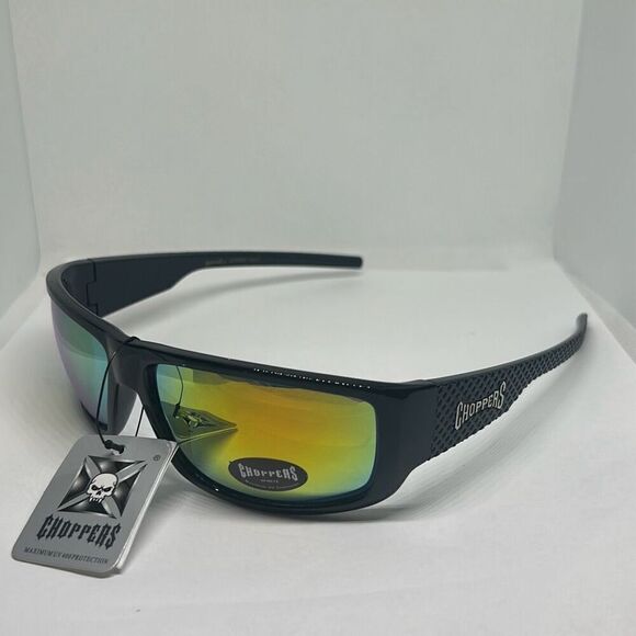 Choppers Biker Mirrored Sunglasses - Picture 1 of 3